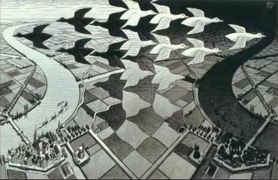 Картины Мауриц Эшера. Обман зрения. 