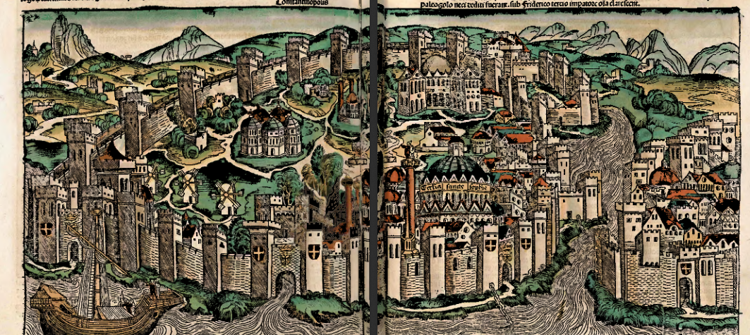 Как выглядели средневековые города. 

 