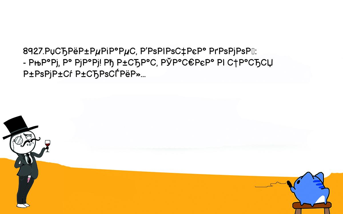 Анекдоты, шутки, приколы. <br />
8927.Прибегает Вовочка домой:<br />
- Мам, а мам! А брат Сашка в царя бомбу бросил...<br />
