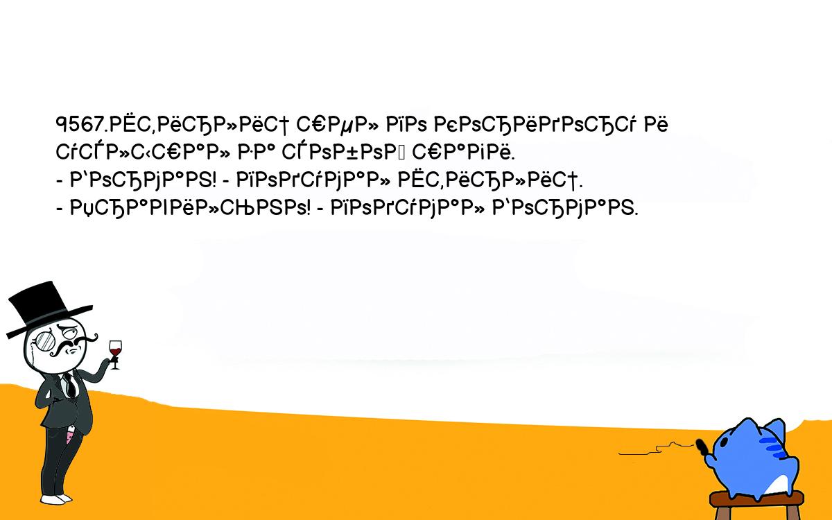 Анекдоты, шутки, приколы. <br />
9567.Штирлиц шел по коридору и услышал за собой шаги.<br />
- Борман! - подумал Штирлиц.<br />
- Правильно! - подумал Борман.<br />
