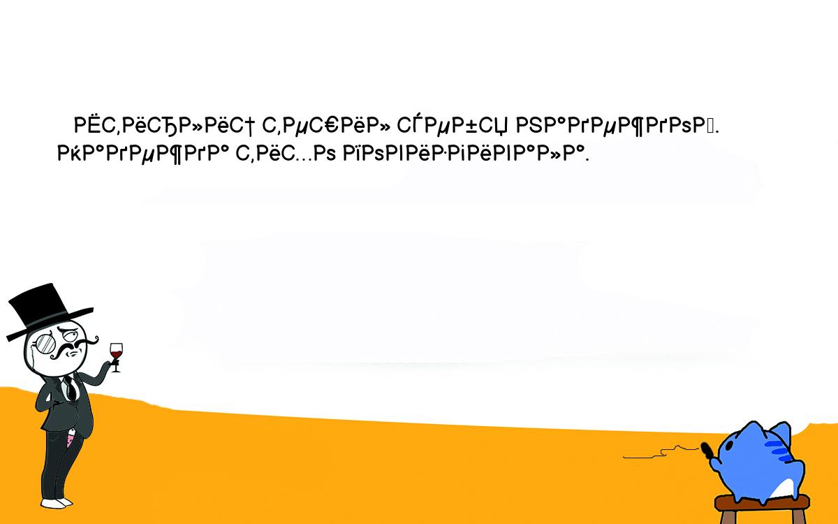 Анекдоты, шутки, приколы. <br />
   Штирлиц тешил себя надеждой. Надежда тихо повизгивала.<br />
