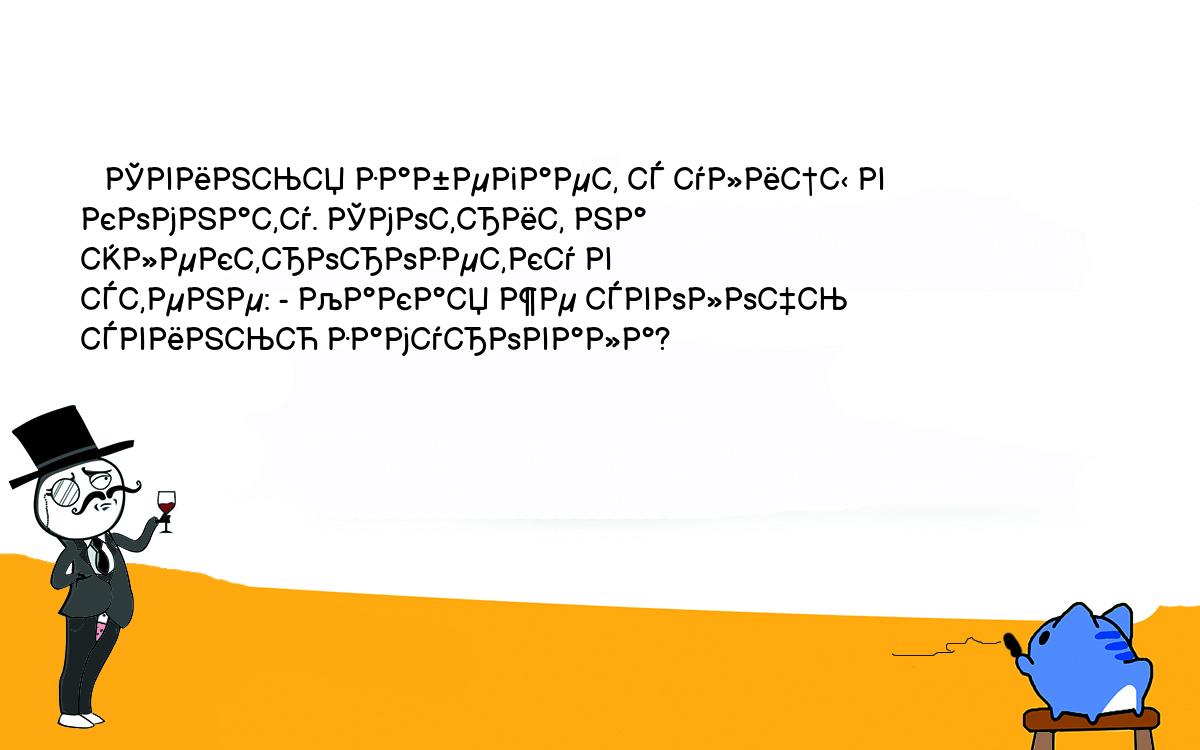 Анекдоты, шутки, приколы. <br />
   Свинья забегает с улицы в комнату. Смотрит на электророзетку в <br />
стене: - Какая же сволочь свинью замуровала?<br />
